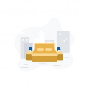 Standard King Room with Roll-in Shower - Mobility Accessible